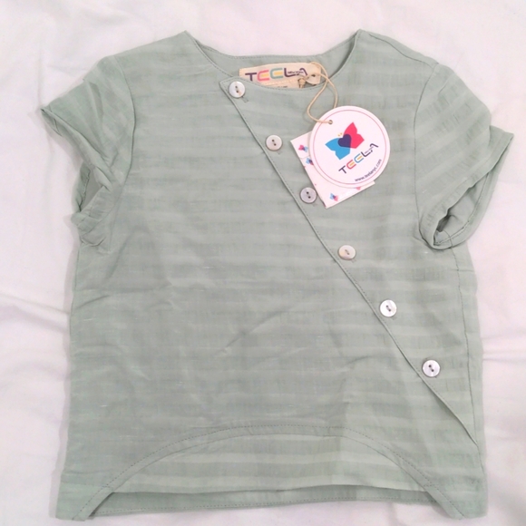 Teela linen blend lined top - Picture 1 of 4